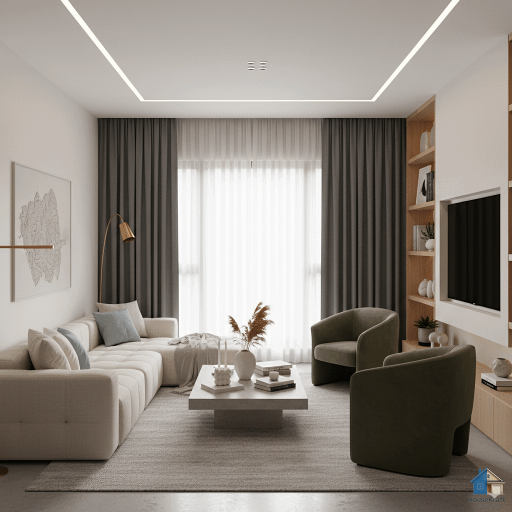 Try curtain styles and lengths